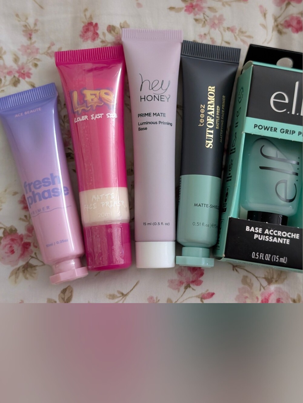 Primer & Skincare Bundle | 5 New, unused. All sealed.e.l.f. Power GrItems | New
